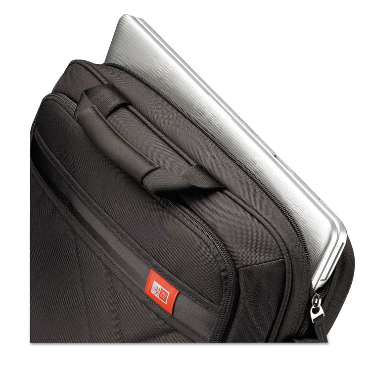 Case Logic Diamond Laptop Briefcase,  Fits Devices Up to 17", Nylon, 17.3 x 3.2 x 12.5, Black (CLG3201434)