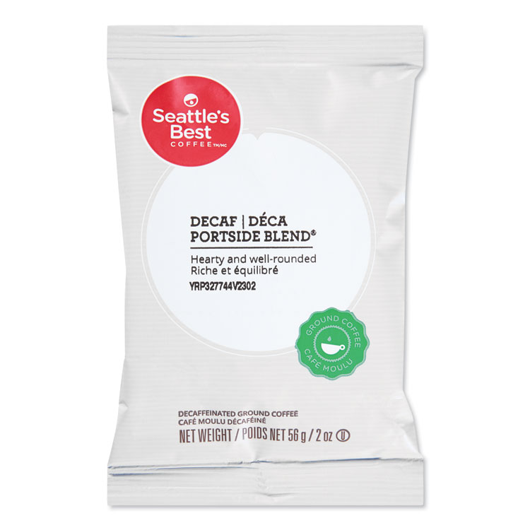 Seattle's Best Premeasured Coffee Packs, Decaf Portside Blend, 2 oz Packet, 18/Box (SEA11008554)