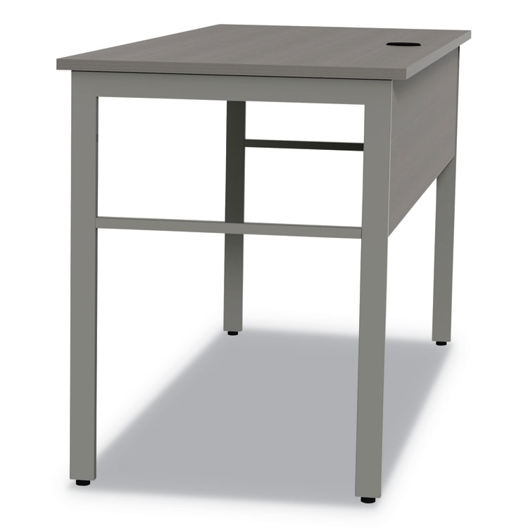 Linea Italia Urban Series Desk Workstation, 59" x 23.75" x 29.5", Ash (LITUR601ASH)
