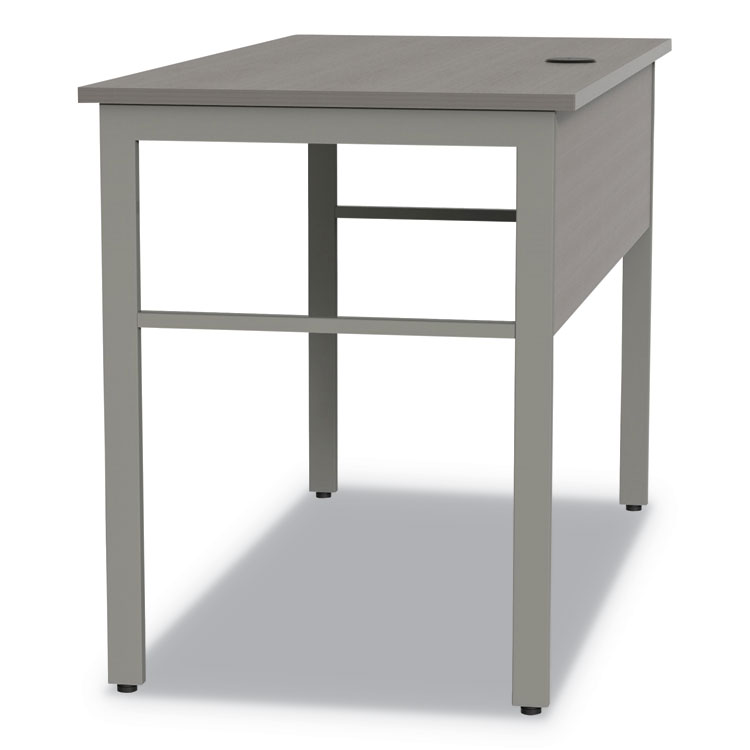 Linea Italia Urban Series Desk Workstation, 47.25" x 23.75" x 29.5", Ash (LITUR600ASH)