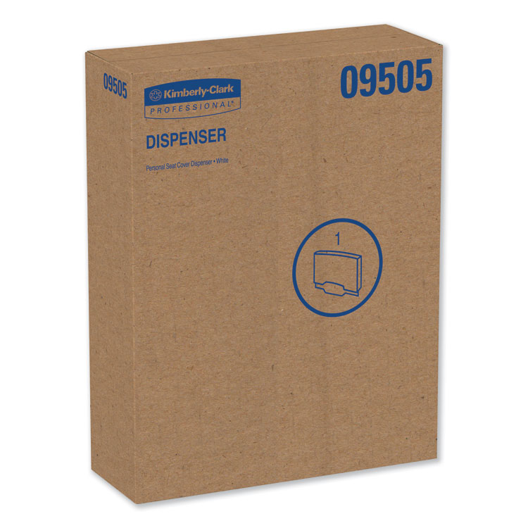 Scott Personal Seat Cover Dispenser, 17.5 x 2.25 x 13.25, White (KCC09505)