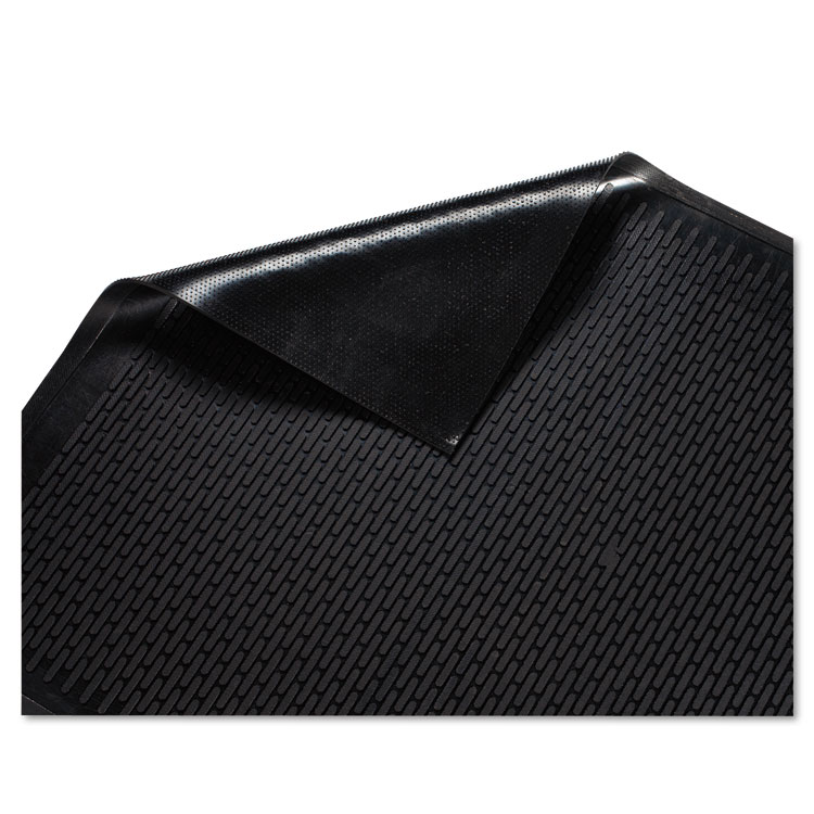 Guardian Clean Step Outdoor Rubber Scraper Mat, Polypropylene, 36 x 60, Black (MLL14030500)