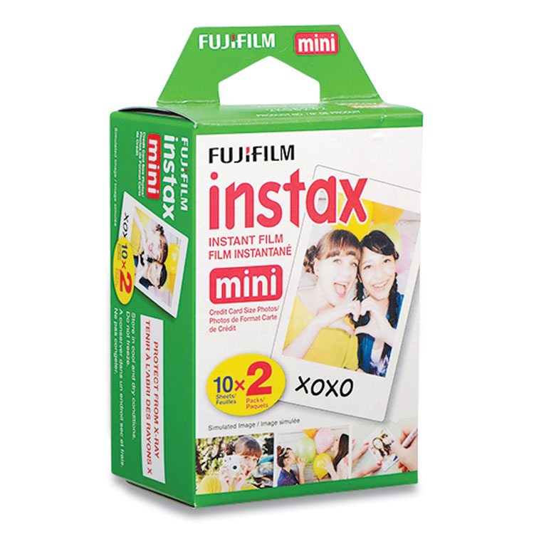 Fujifilm Instax Mini Film, 800 ASA, Color, 20 Sheets (FUJ16437396)