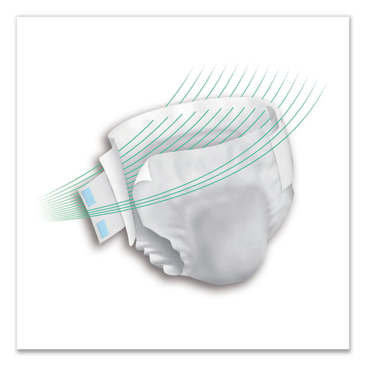 Prevail Breezers360 Degree Briefs, Ultimate Absorbency, Size 2, 45" to 62" Waist, 72/Carton (PVLPVBNG013)