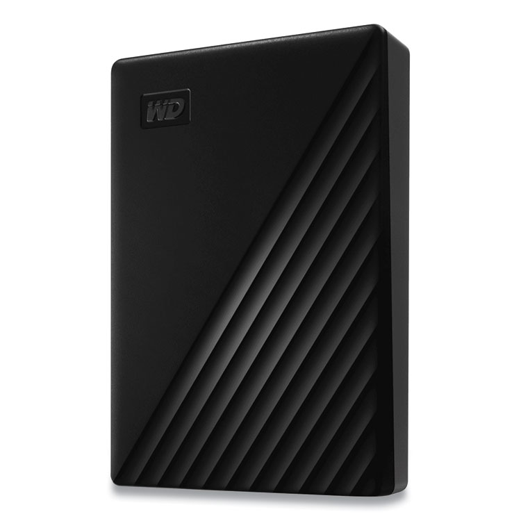 WD MY PASSPORT External Hard Drive, 5 TB, USB 3.2, Black (WDCBPKJ0050BBK)