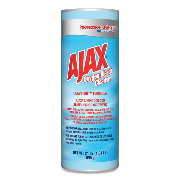 Ajax Oxygen Bleach Powder Cleanser, 21oz Can, 24/Carton (CPC14278CT)