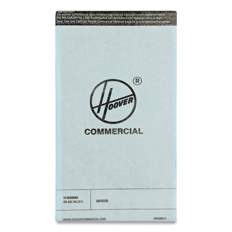 Hoover Commercial Disposable Vacuum Bags, Standard, 10/Pack (HVR24414060)