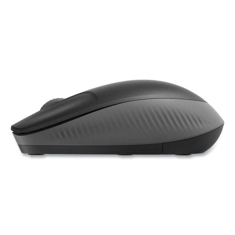 Logitech M190 Wireless Optical Mouse, 2.4 GHz Frequency/33 ft Wireless Range, Left/Right Hand Use, Black/Gray (LOG910005901)