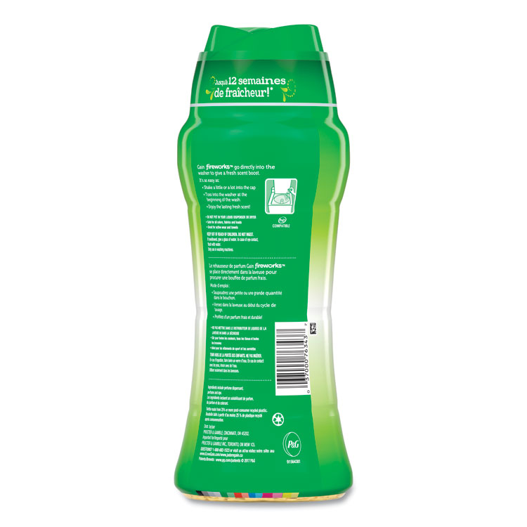 Gain Fireworks In-Wash Scent Booster Beads, Original Scent, 14.8 oz Canister (PGC85680)