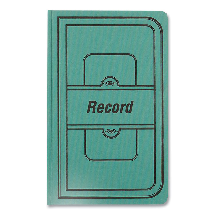 National Tuff Series Record Book, Green Cover, 12 x 7.5 Sheets, 150 Sheets/Book (REDA66150R)
