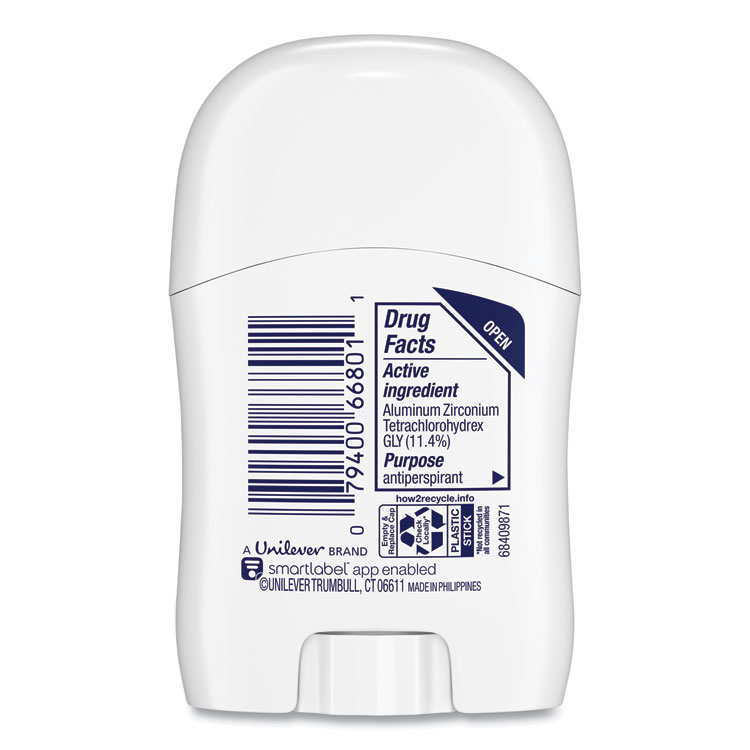 Dove Invisible Solid Antiperspirant Deodorant, Floral Scent, 0.5 oz (UNI66801EA)