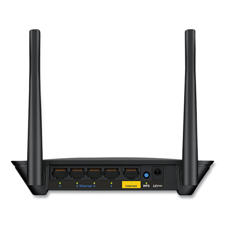LINKSYS N600 Wireless Router, 5 Ports, Dual-Band 2.4 GHz/5 GHz (LNKE25004B)