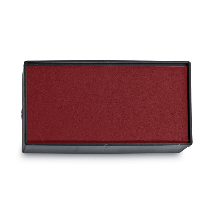 COSCO Replacement Ink Pad for 2000PLUS 1SI20PGL, 1.63" x 0.25", Red (COS065467)