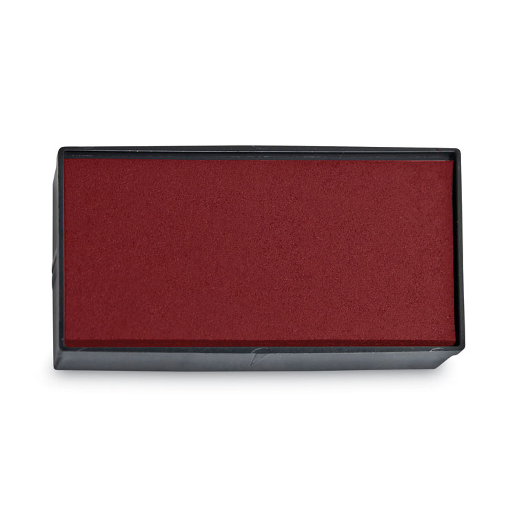 COSCO Replacement Ink Pad for 2000PLUS 1SI40PGL and 1SI40P, 2.38" x 0.25", Red (COS065473)