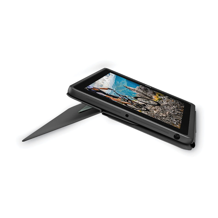 Logitech Rugged Folio Keyboard Case for iPad 7th/8th Gen, Gray (LOG920009312)