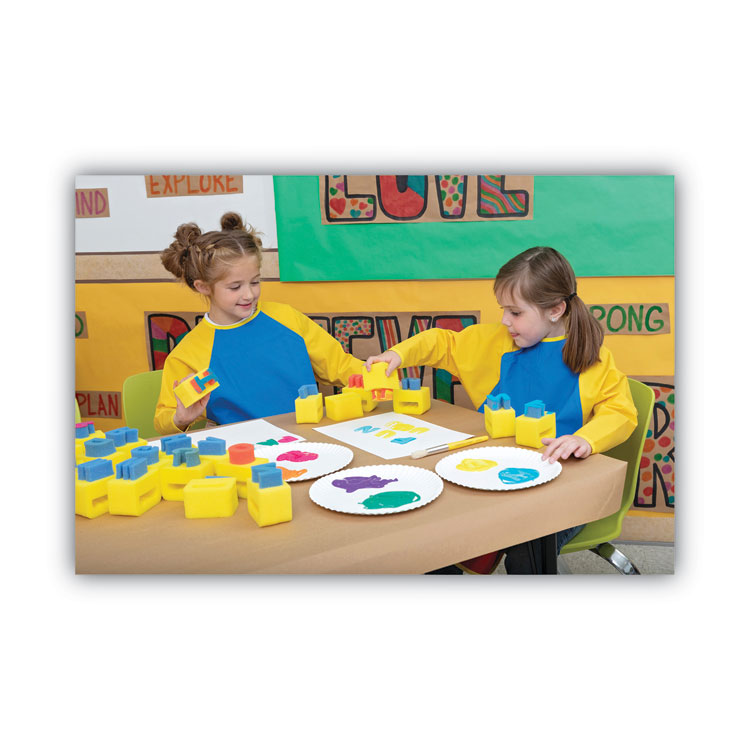 Prang Washable Paint, 12 Assorted Colors, 16 oz Dispenser-Cap Bottle, 12/Pack (DIX10796)