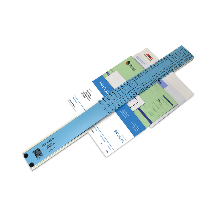 C-Line Plastic Indexed Sorter, 31 Dividers, Alpha/Numeric/Month/Date/Day Index, Letter Size, Blue Frame (CLI30526)