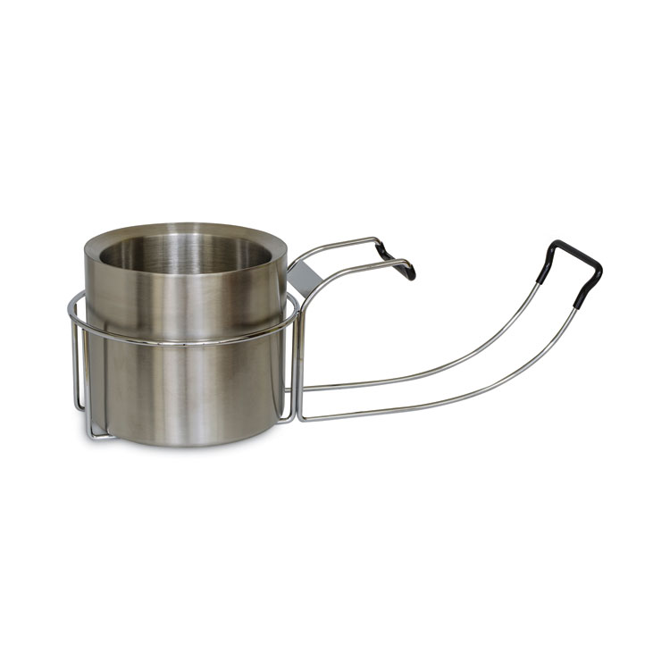 C-Line Wine By Your Side, Steel Frame/Red Wine Adapter/Ice Bucket, 161.06 cu in, Stainless Steel (CLI20014)