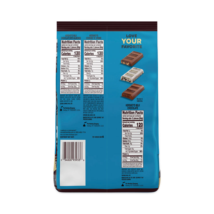 Hershey's Hershey's Snack-Size Chocolate Candy Assortment Party Pack, 31.5 oz Bag (TWZHEC93933)