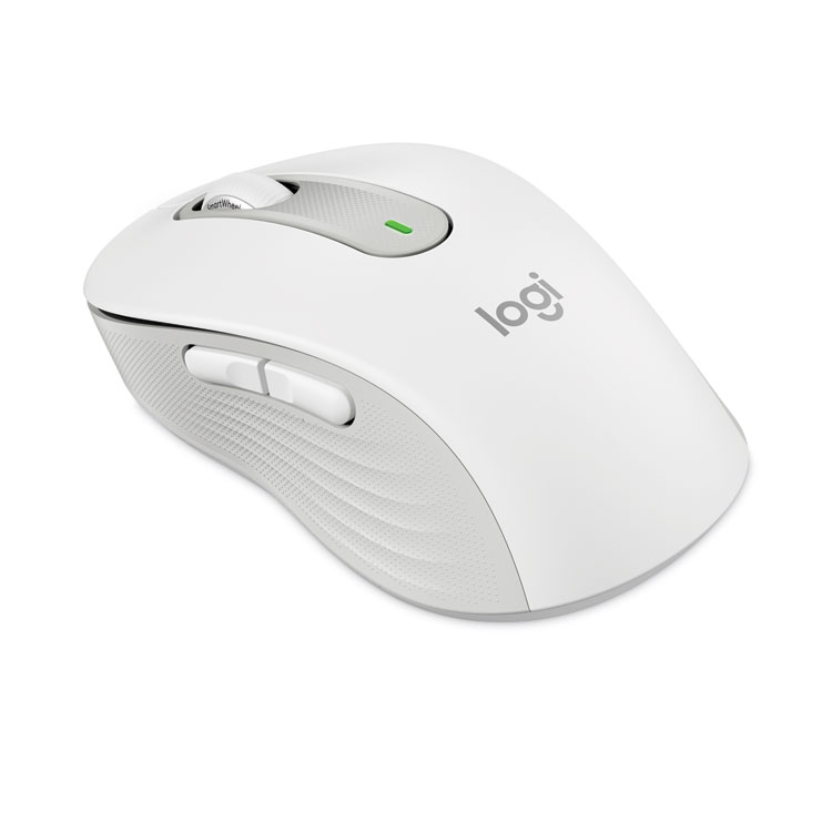 Logitech Signature M650 for Business Wireless Mouse, Large, 2.4 GHz Frequency, 33 ft Wireless Range, Right Hand Use, Off White (LOG910006347)