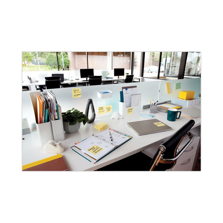 Post-it Notes Pads in Canary Yellow, 3" x 5", 90 Sheets/Pad, 12 Pads/Pack (MMM65512SSCY)