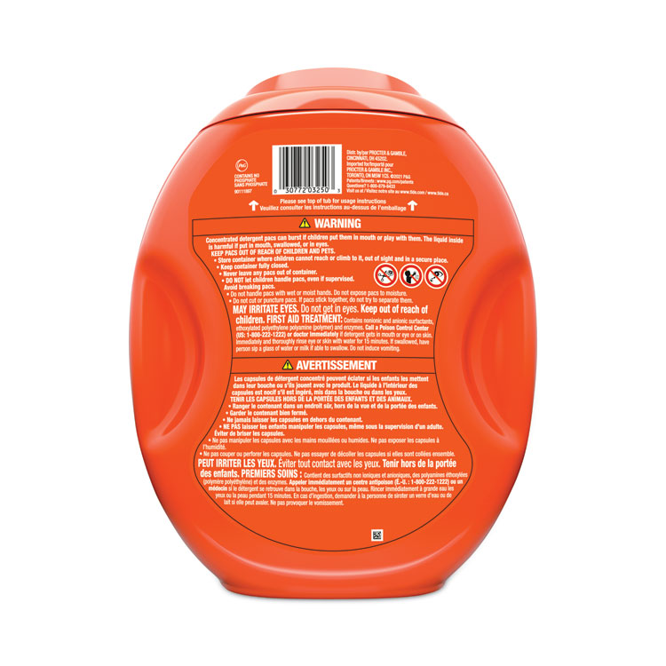 Tide Pods, Spring Meadow, 112 Pods/Tub, 4 Tubs/Carton (PGC03250)