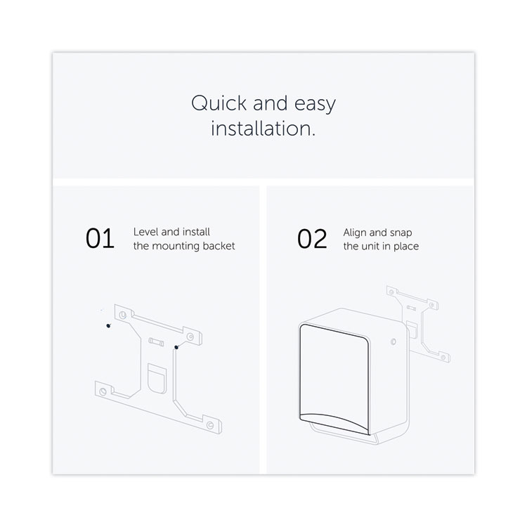 Kimberly-Clark Professional* ICON Automatic Roll Towel Dispenser, 20.12 x 16.37 x 13.5, White Mosaic (KCC58710)