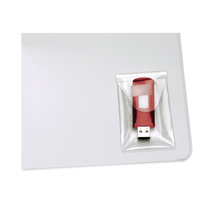 Cardinal HOLD IT USB Pockets, 2 x 3.44, Clear (CRD21140)