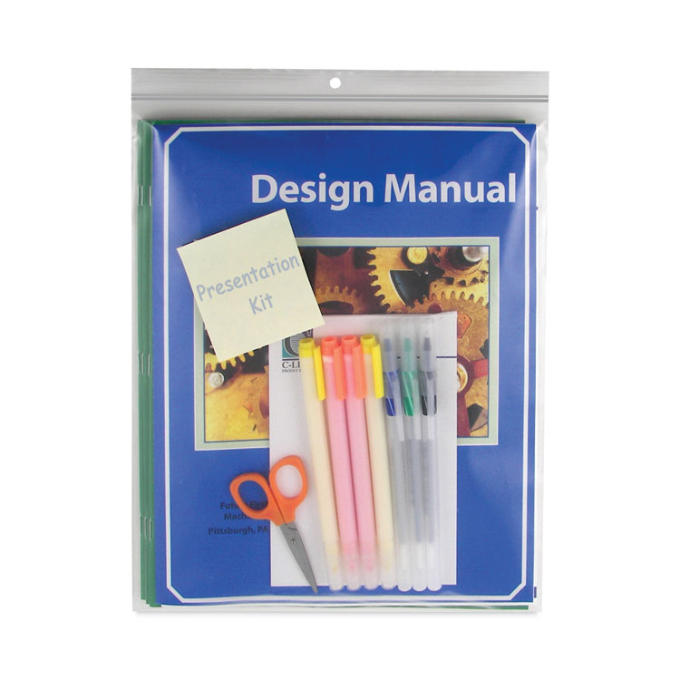 C-Line Heavyweight Industrial Poly Zip Bags, 8.5 x 11, 50/BX (CLI47911)