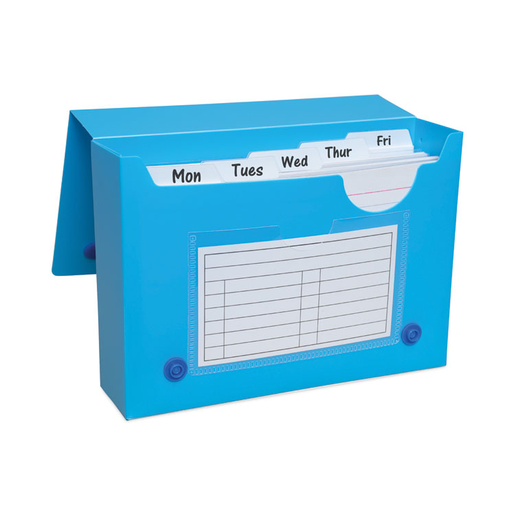 C-Line Index Card Case, Holds 200 4 x 6 Cards, 6.38 x 1.88 x 4.63, Polypropylene, Assorted Colors (CLI58046)