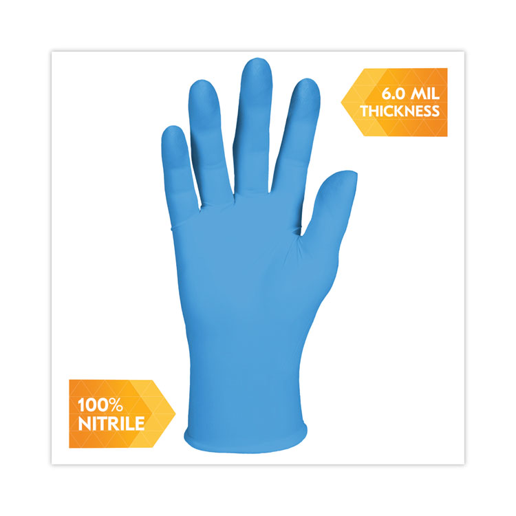 KleenGuard G10 2PRO Nitrile Gloves, Blue, X-Large, 900/Carton (KCC54424CT)