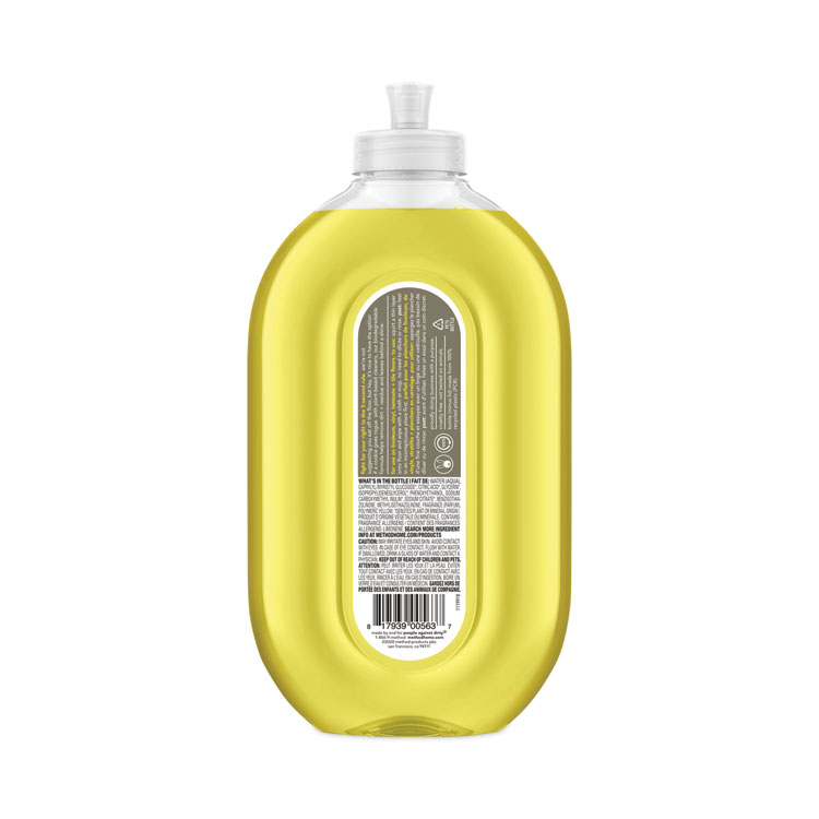 Method Squirt + Mop Hard Floor Cleaner, 25 oz Spray Bottle, Lemon Ginger, 6/Carton (MTH00563CT)