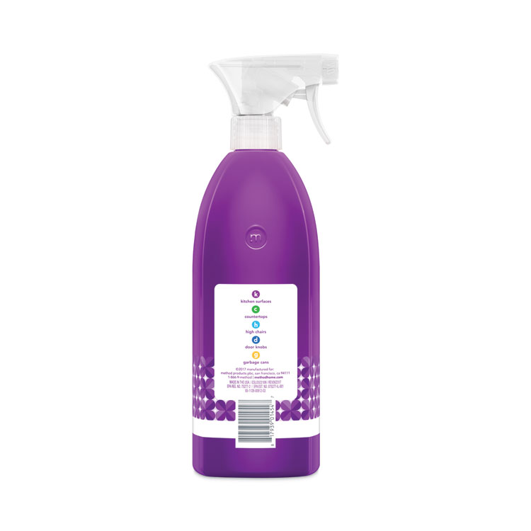 Method Antibac All-Purpose Cleaner, Wildflower, 28 oz Spray Bottle, 8/Carton (MTH01454)