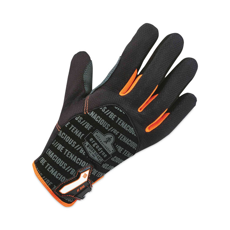 ergodyne ProFlex 810 Reinforced Utility Gloves, Black, Small, Pair (EGO17222)