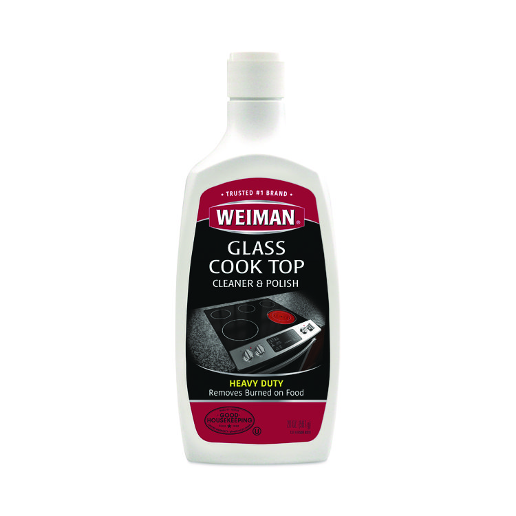 WEIMAN Glass Cook Top Cleaner and Polish, 20 oz, Squeeze Bottle, 6/CT (WMN137)