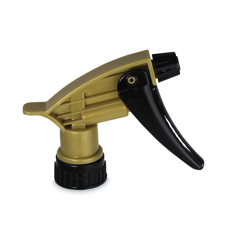 TOLCO 320ARS Acid Resistant Trigger Sprayer, 9.5" Tube, Fits 32 oz Bottle with 28/400 Neck Thread, Gold/Black, 200/Carton (TOC110580)