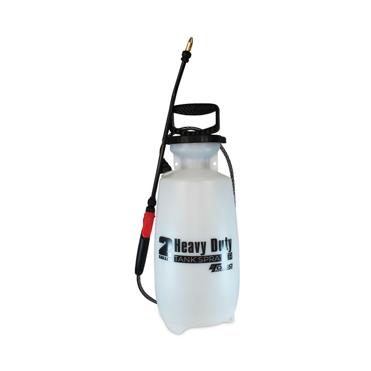 TOLCO 2 Gallon Valu Mist Tank Sprayer, 0.38" x 32" Hose, White (TOC150002)