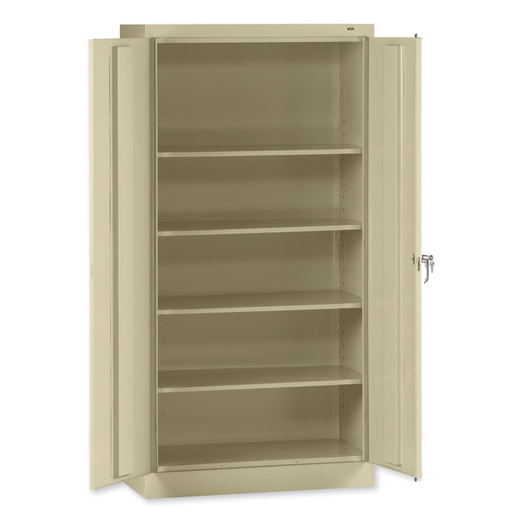 Tennsco 72" High Standard Cabinet (Unassembled), 36w x 18d x 72h, Putty (TNN1470PY)