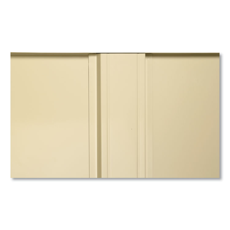 Tennsco Deluxe Combination Wardrobe/Storage Cabinet, 36w x 18d x 78h, Sand (TNN7814SD)