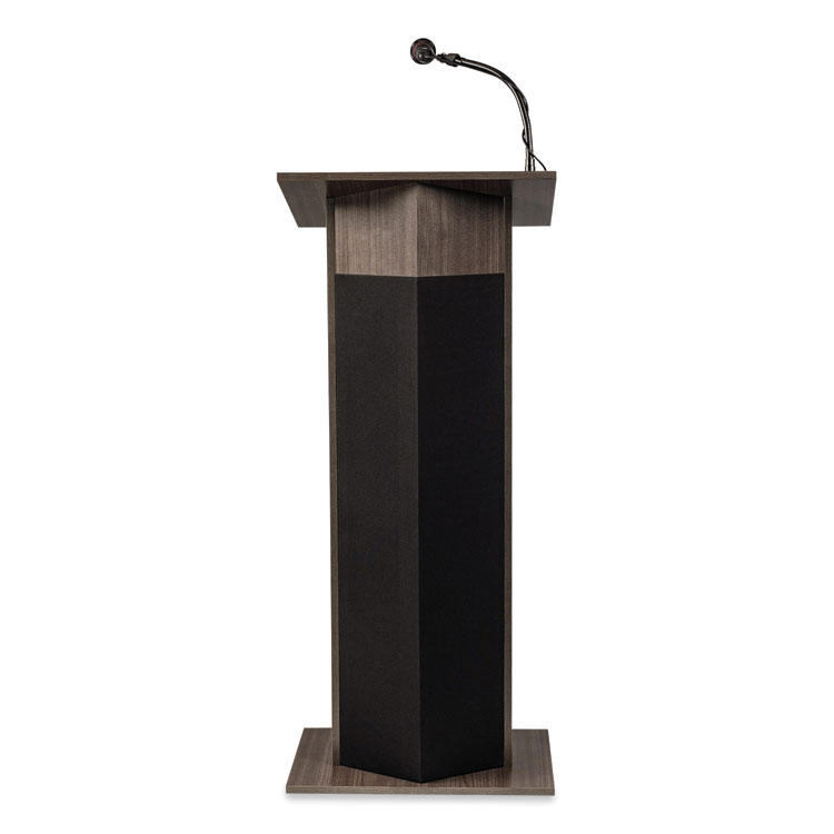 Oklahoma Sound Power Plus Lectern, 22 x 17 x 46, Ribbonwood (NPS111PLSRW)