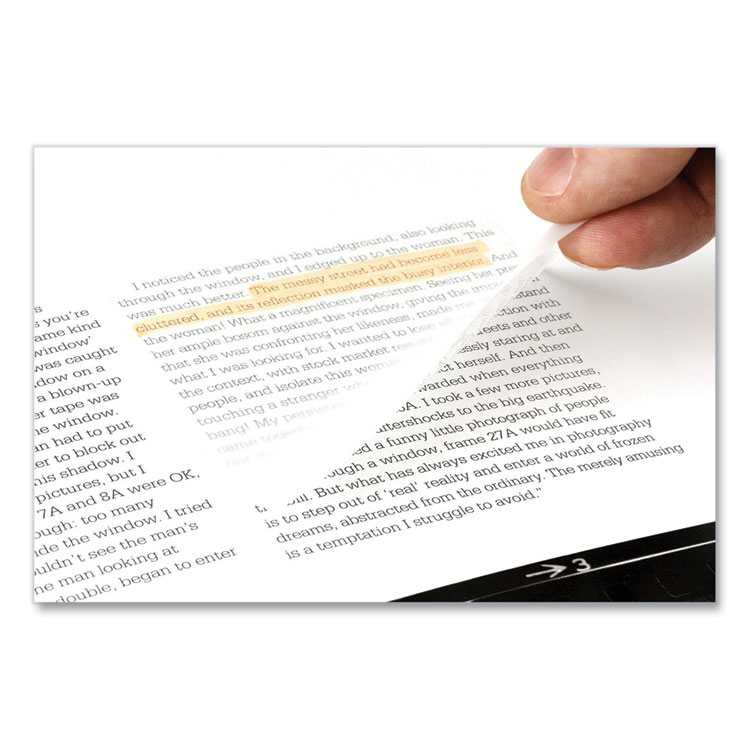 Post-it Transparent Notes, 2.88" x 2.88", 36 Sheets/Pad (MMM600TRSPT)