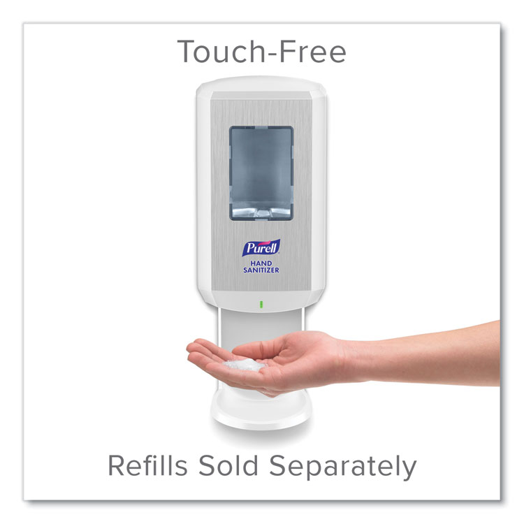 PURELL CS6 Hand Sanitizer Dispenser, 1,200 mL, 5.79 x 3.93 x 15.64, White (GOJ652001)