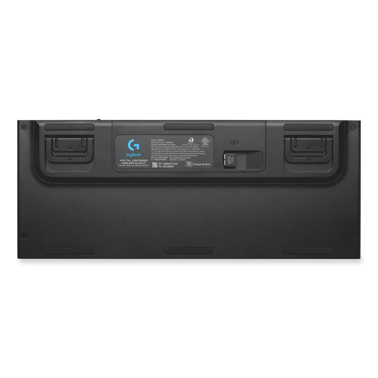 Logitech G915 LIGHTSPEED Wireless RGB Mechanical Gaming Keyboard, Tactile Keys, Black (LOG920008902)