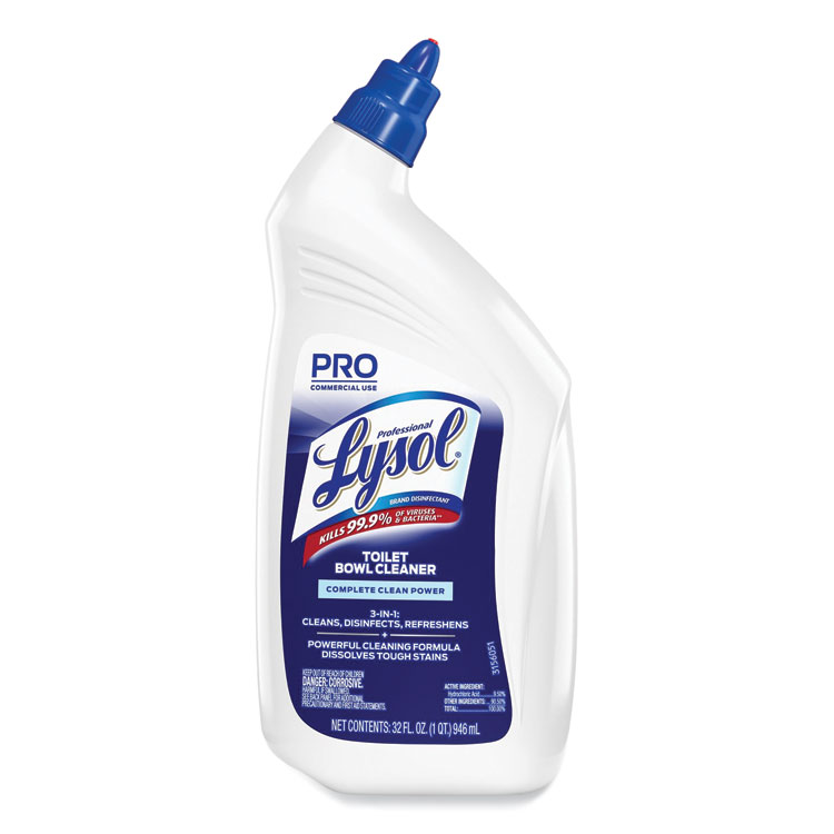 LYSOL Brand Disinfectant Toilet Bowl Cleaner, 32oz Bottle, 12/Carton (RAC74278CT)