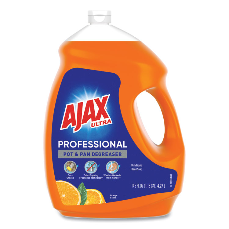 Ajax Dish Detergent, Orange Scent, 145 oz Bottle, 4/Carton (CPC61034313CT)