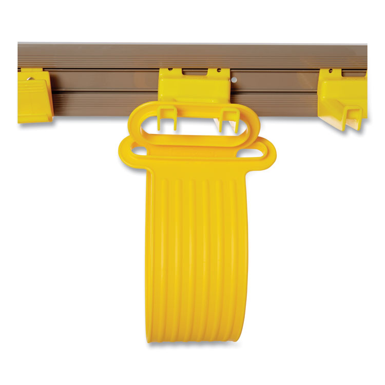 Rubbermaid Commercial Closet Organizer/Tool Holder, 34w x 3.25d x 4.25h, Gray (RCP199300GY)