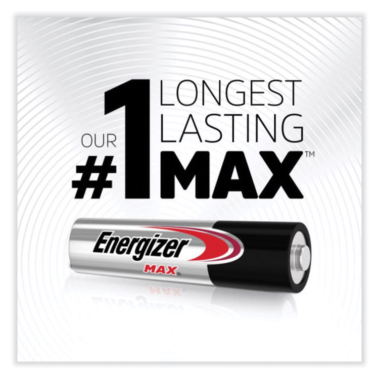 Energizer MAX AAA Alkaline Batteries, 1.5 V, 4/Pack, 6 Packs/Box (EVEE92BX)