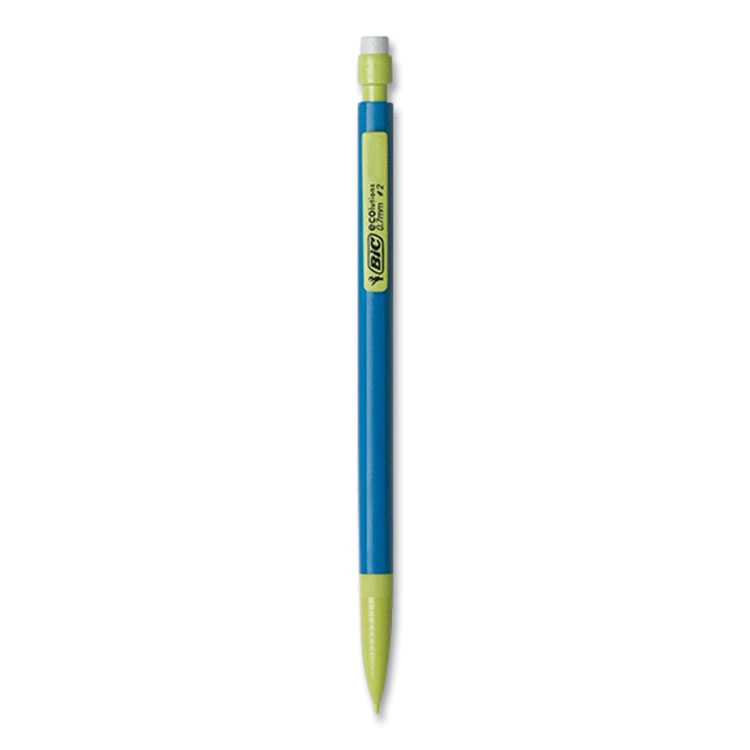 BIC ReVolution Mechanical Pencil, 0.7 mm, HB (#2), Black Lead, Assorted Barrel Colors, 24/Pack (BICMPE24BLK)