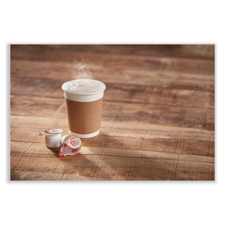 Coffee mate 180 Count Bulk Liquid Coffee Creamer, Vanilla Caramel, 0.38 oz, 180/Carton (NES63338CT)