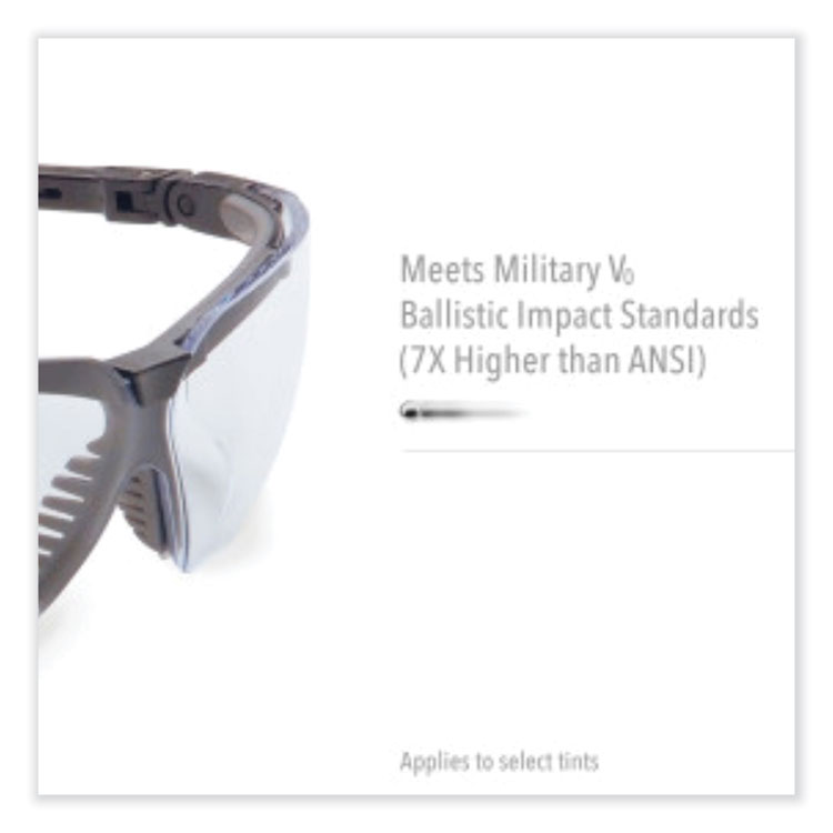Honeywell Genesis Safety Eyewear, Black Nylon Frame, Clear Polycarbonate Lens (UVXS3200HS)